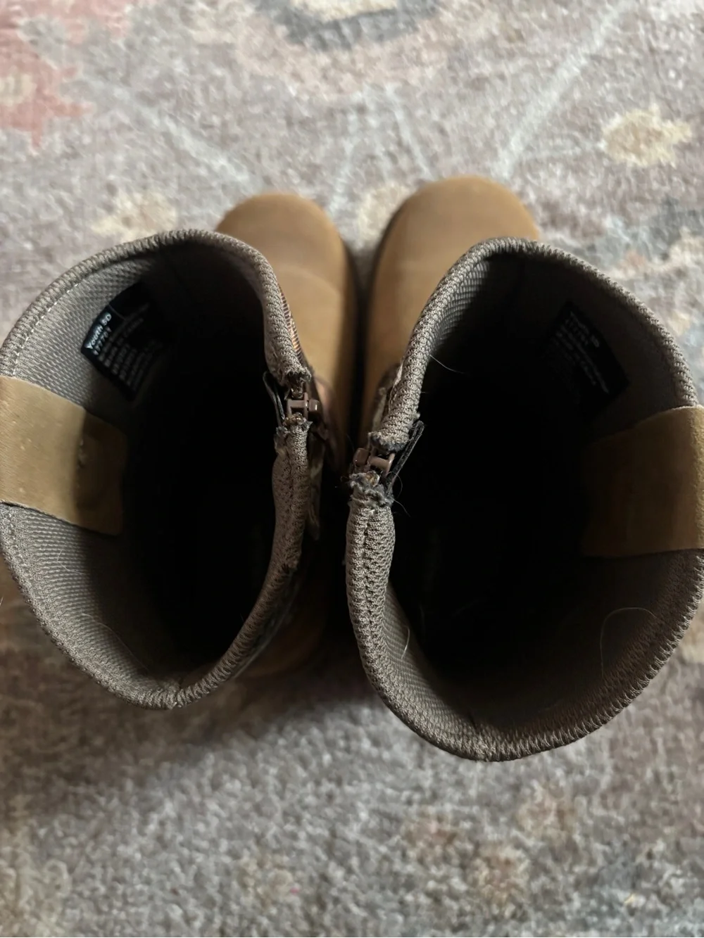 Magellan Brown Tactical-Style Boot with Fabric Shaft
